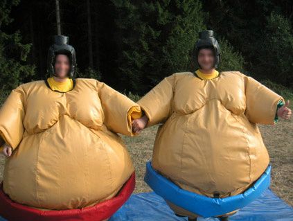 le combat de sumo possibilite d option ring pour un moment de fous rire entre amis ideal pour une animation ados/adulte  Peut etre aussi utiliser pour entrerrement de vie garçons ou jeune fille
 